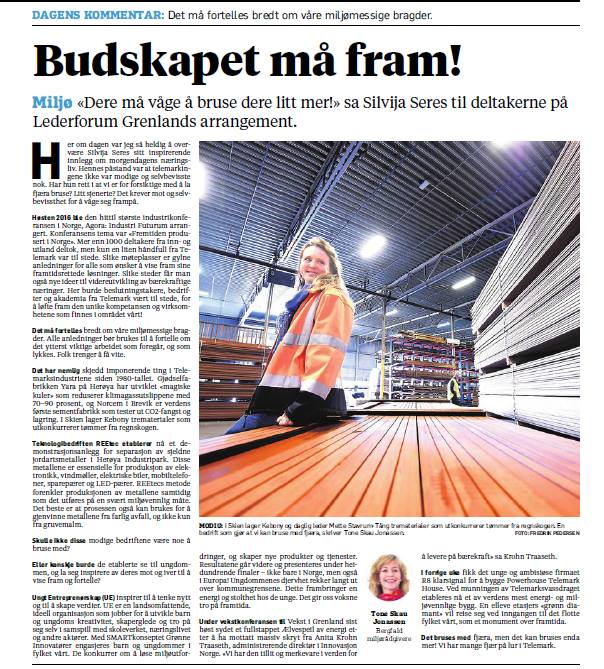 Grenland Bør Bruse Med Fjærene