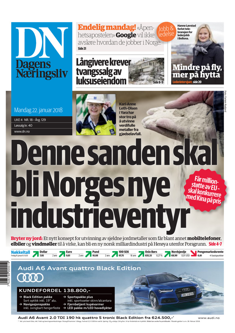 Nytt Norsk Industrieventyr På Herøya